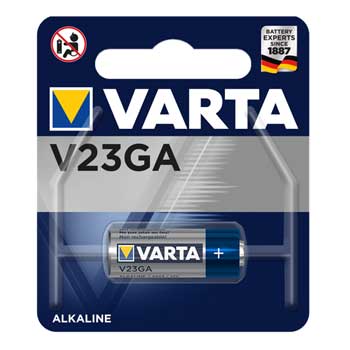 Pilhas V23GA / LR23 Alcalinas 12V 50mAh Varta 1un