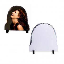 Pedra de ardósia decorativa sublimável 20x20x0,9 | Vários formatos em Brilhante ou Mate