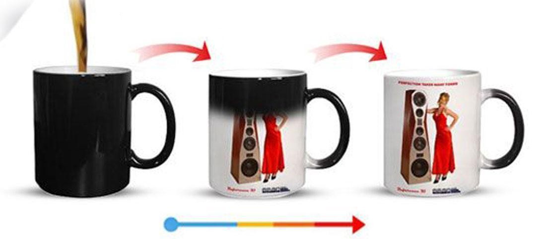 Caneca Magica Preta Personalizada - Image 4