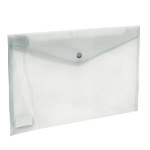 BOLSA TIPO ENVELOPE A4 COM MOLA FEGOL E105 TRANSPARENTE