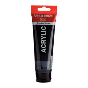 TINTA ACRÍLICA AMSTERDAM 120ML 1709-735 PRETO OXIDO