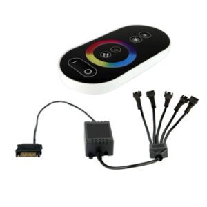 CLD02AL - CONTROLADOR LEDS RGB IR TOUCH REMOTE 12V PRETO