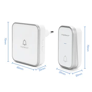 Campaínha Sem Fios Aigostar IP57 150 metros Cinza