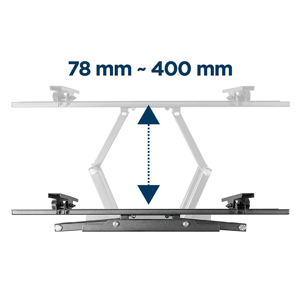 Suporte TV com Inclinação e Rotação 90º Gembird 37"- 70" 35kg - Image 5