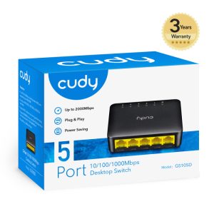 Switch Cudy GS105D 5 Portas Gigabit UnManaged