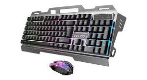 Pack Rato e Teclado Gaming Set PT (Preto) - INNJOO