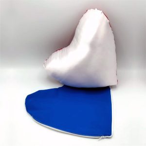 Fronha Almofada Coração Cetim