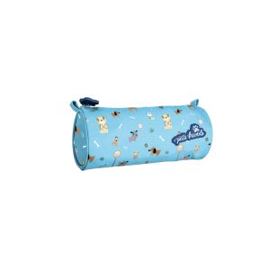 Estojo Redondo Ambar Dog Person Blue