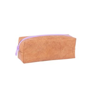 Estojo Kraft Apli com Fecho Roxo