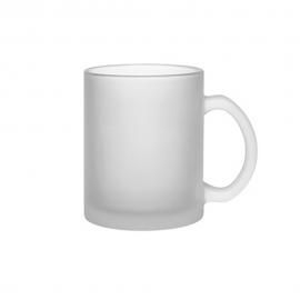 Caneca de vidro translúcido de 11 oz para sublimação