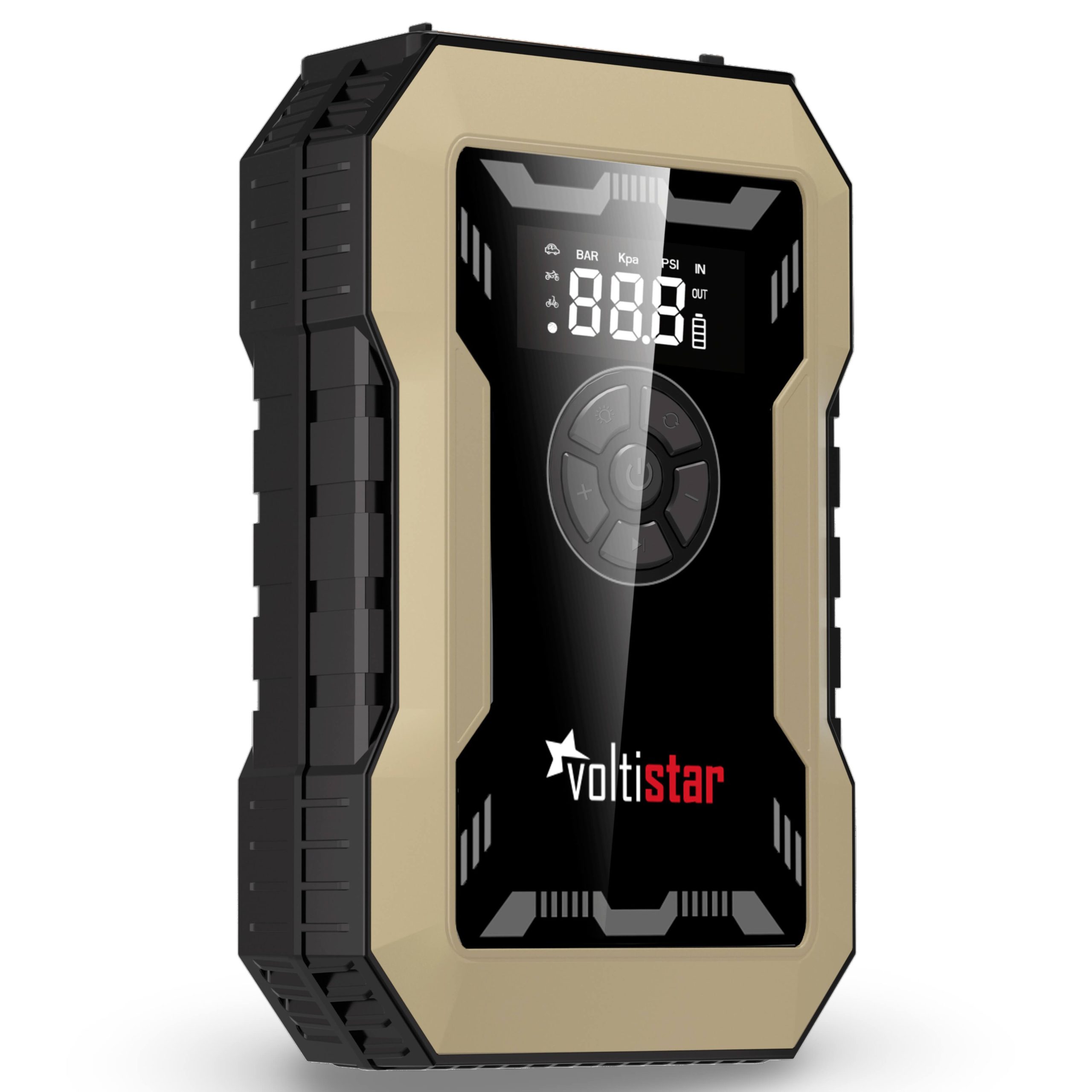 Compressor de ar inteligente de 10000mAh com bateria auxiliar para até 5L de gasolina e 3L de gasóleo - Image 2