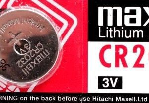 Pilha Lithium 3V CR2032 - MAXELL