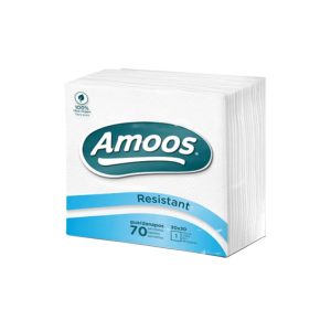 Guardanapos 30x30 1Fl Branco Amoos 70un