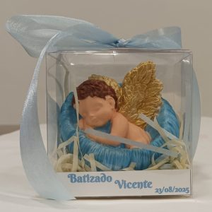 Anjo de gesso Pintado