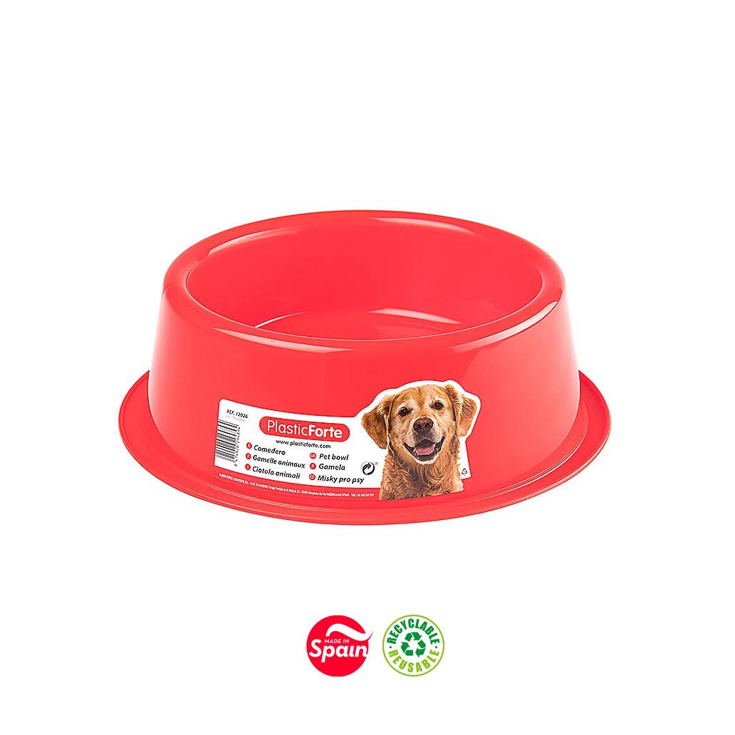 Comedouro Grande para Cão 24,5x24,5x7,5cm Sortido - Image 4