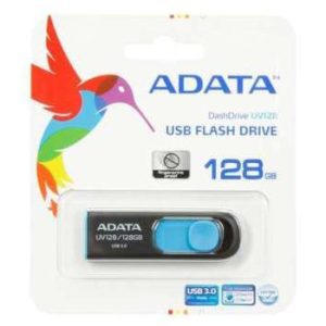 AUV128-128G-RBE - FLASH MEMORY 128GB USB3.2 ADATA UV128 BLACK/BLUE