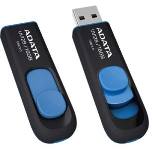 AUV128-256G-RBE - FLASH MEMORY 256GB USB3.2 GEN1 5GBPS ADATA UV128 BLACK/BLUE