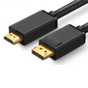 CABO CONVERSOR DISPLAYPORT HDMI M 1.8M PRETO UNIDIRECIONAL
