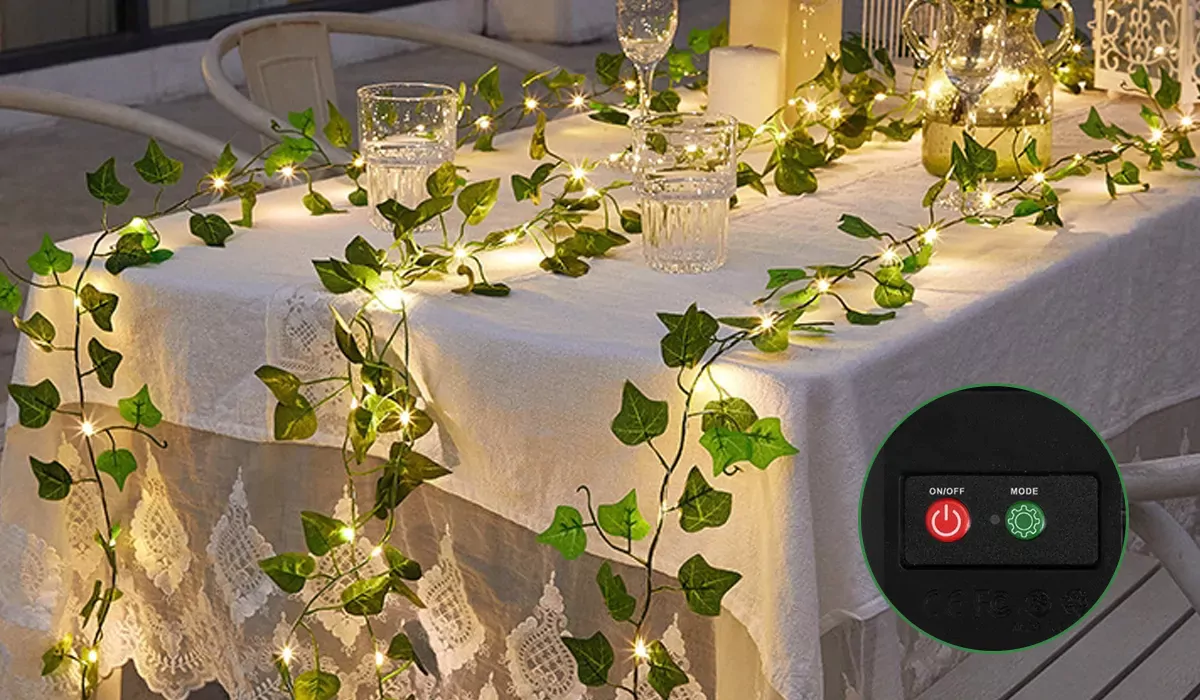 Plantas Solares Simuladas - Trepadeira 2x10 Metros LED 2700K - Image 5