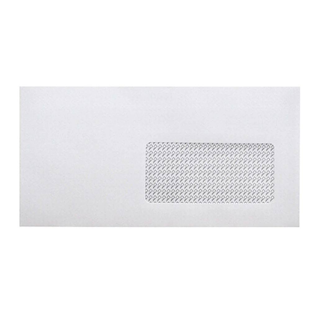 Envelope DL 110x220mm com Janela Pala Adesiva-25 unidades