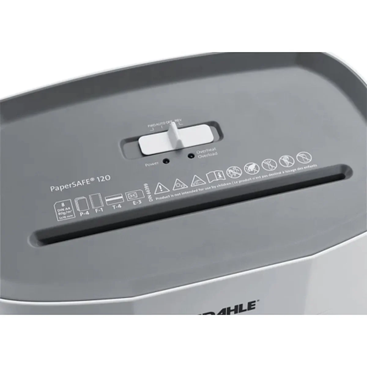 DESTRUIDORA PAPEL DAHLE PAPERSAFE 120 PS120 - 8 FOLHAS, 5X18MM, 12 LITROS - Image 3