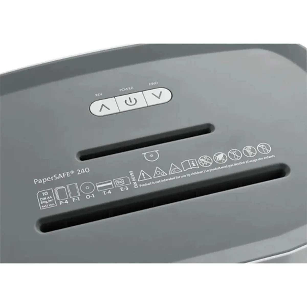 DESTRUIDORA PAPEL DAHLE PAPERSAFE 240 PS240 - 10 FOLHAS, 4X12MM, 25 LITROS - Image 3