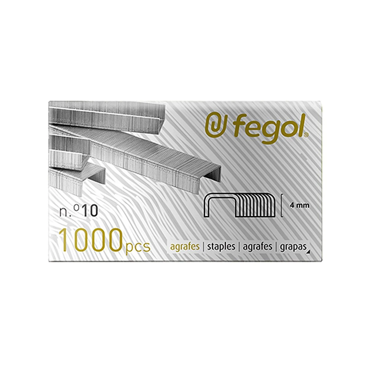CAIXA 1000 AGRAFES Nº 10 FEGOL 7110 - Image 2