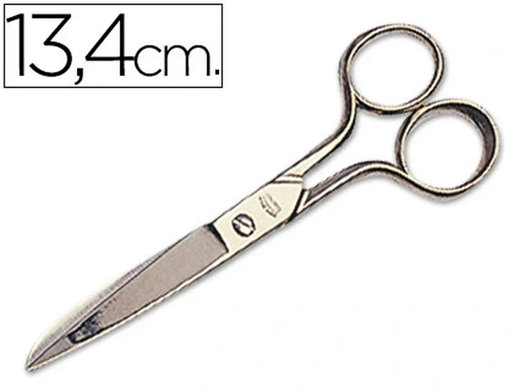 Tesoura para escritorio, em aco inoxidavel 5'' (134 mm).