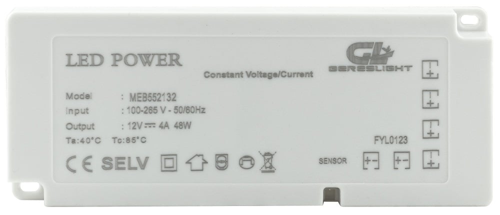 Transformador Electrónico p/ LEDs 12V 48W