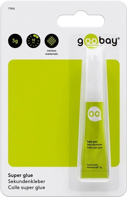 Cola em Tubo Super Cola 3 (3g) - GOOBAY
