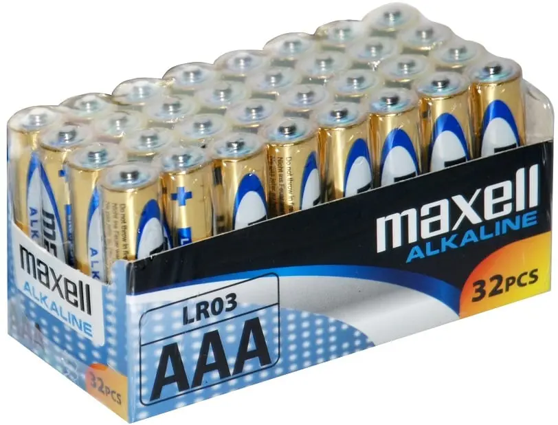 Pilha Alcalinas 1,5V LR03 AAA - MAXELL