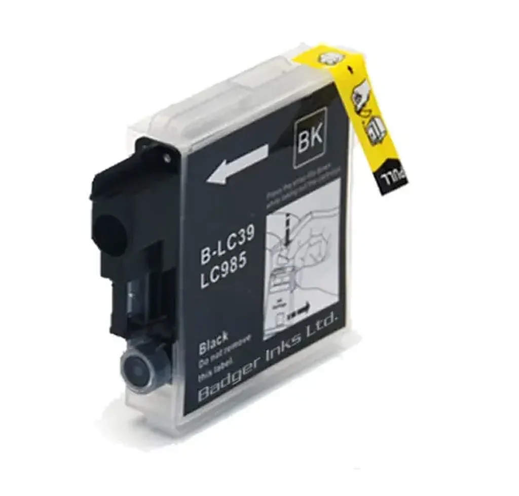 Tinteiro Brother Compatível LC980BK / LC985 / LC1100BK Preto