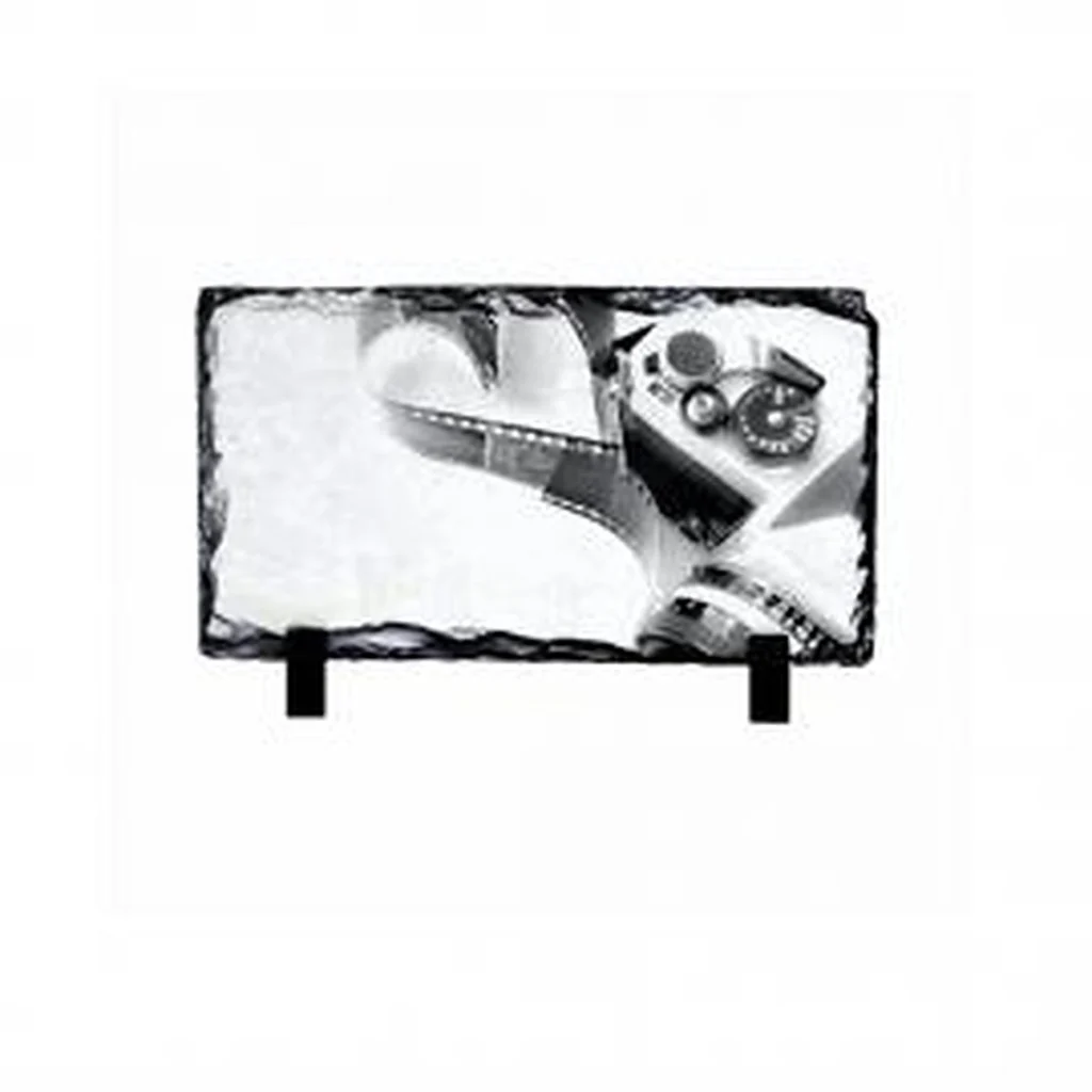 Rochas de Ardósia Decorativas Sublimáveis Quadradas | Várias Medidas em Brilho ou Fosco 12 cm x 22 cm