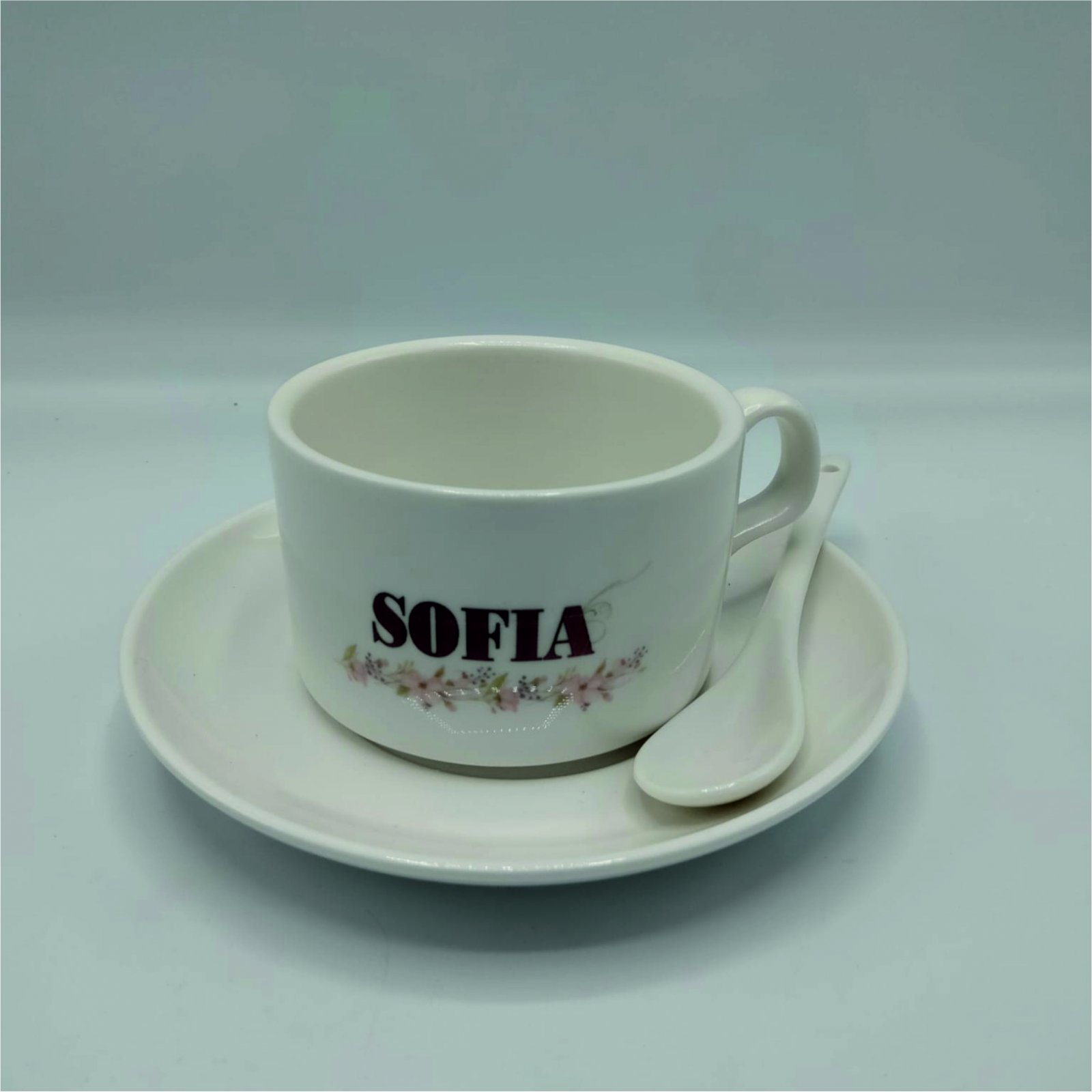 Conjunto Café - Chávena, Prato e Colher - Image 3
