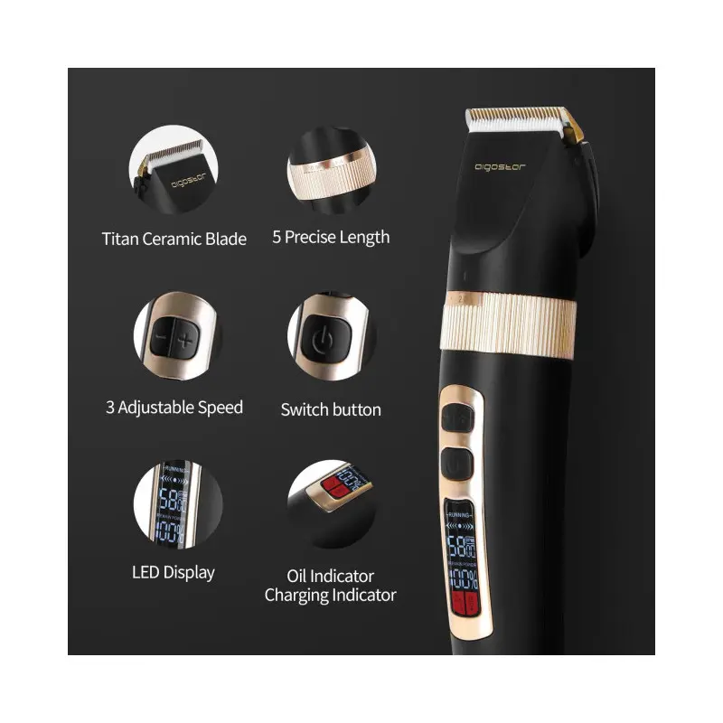 Máquina de Cortar Cabelo Aigostar Sharper - Image 4
